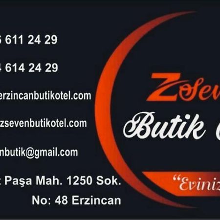 Zseven Butik Otel Erzincan Eksteriør billede