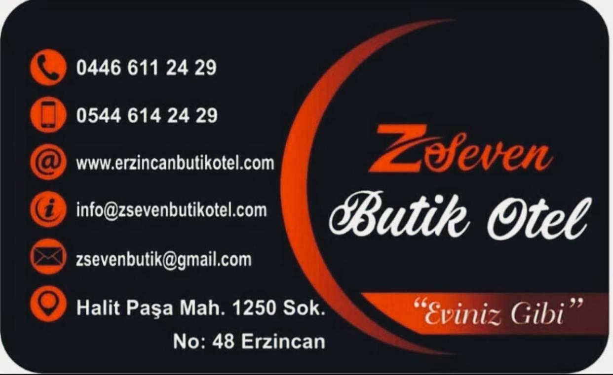 Zseven Butik Otel Erzincan Eksteriør billede